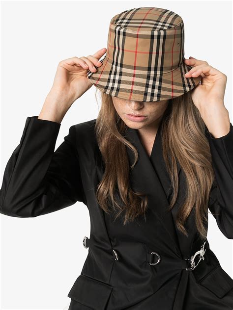 burberry bucket hats for women|burberry vintage bucket hat.